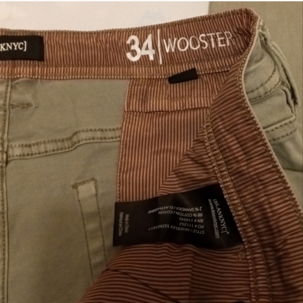 🆕 BLANK NYC The Wooster Slim Fit Jeans, High Waist, 5 Pocket Pants, 34x30, NWT - Picture 10 of 13
